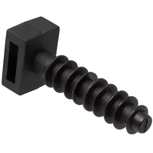Taco de sujeción para brida, 8.1 x 38.1 mm, Negro — imagen 1