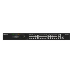 Reyee Switch PoE Sobremesa - 24 RJ45 PoE+ Puertos 10/100Mbps + combo 1RJ45 o 1 SFP Puertos 10/100/1000Mbp - Potencia total 370W — imagen 2