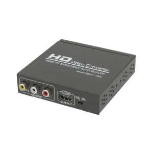Conversor HDMI a Video Compuesto AV y retorno HDMI 1080p@60hz — imagen 1