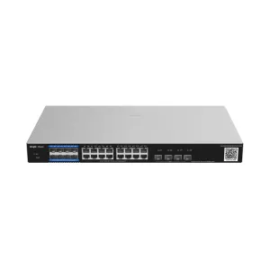 Reyee E-Lighten Switch Cloud Capa 3 - 16 puertos RJ45 Gigabit + 4 puertos SFP+ 10 Gbps - 8 Puertos SFP E-Lighten (PON/Ethernet) — imagen 1