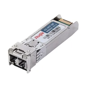 Ruijie Módulo transceptor SFP+ - Longitud de Onda 850 nm - Fibra multimodo - Conector LC dúplex - Máxima distancia 300 m - 10Gbps - 10GBASE-SR — imagen 1