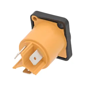 Base macho para connectores de corriente 3 Contactos 20A, compatible con powerCON TRUE1 — imagen 2
