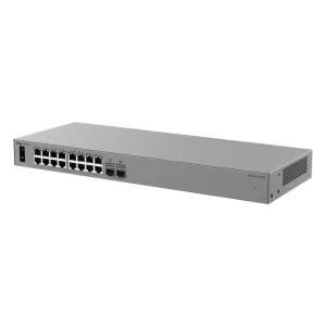 Ruijie Reyee L2 Switch - 16 puertos Gigabit RJ45 y 2 ranuras 2.5G SFP - Resiliencia de red con protocolo de anillo ERPS - Protección sobretensiones de hasta 6 kV — imagen 1