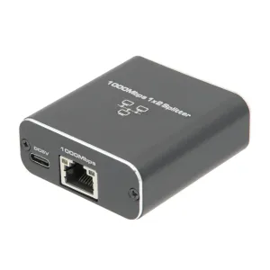 Divisor RJ45 Activo 1x2 Alimentado por USB-C | 1 Gbps — imagen 1