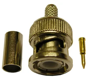 RG-58, BNC Macho crimpar, PTFE — imagen 1