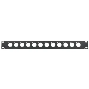 PatchPanel 12 puertos para connectores de audio/video a tornillo XLR / speakON / HDMI — imagen 1