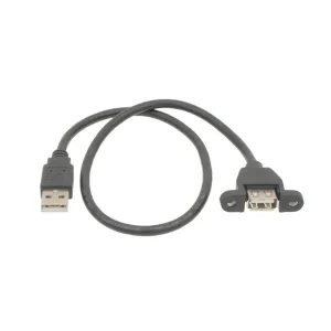 Extensor USB-A 2.0 con Anclaje a Panel - 0,3m — imagen 2