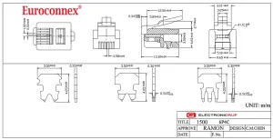 RJ -11 / RJ-14, PARA CABLE PLANO 6P4C — imagen 2