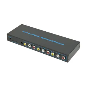 Splitter/Switch 4x3 Video Compuesto AV (No matriz) — imagen 1