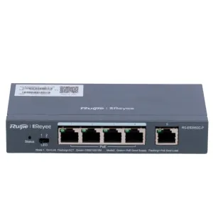 Reyee Switch PoE Cloud Gestionable - 4 puertos PoE+ + 1 Uplink RJ45 — imagen 1