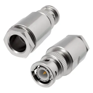 LMR400, BNC Macho Soldar — imagen 1