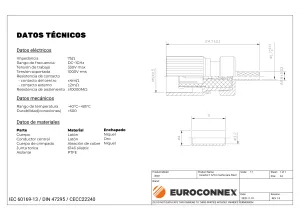 Conector 1.6/5.6 Macho CRIMPAR, para RG-179 / FLEX 2 — imagen 2