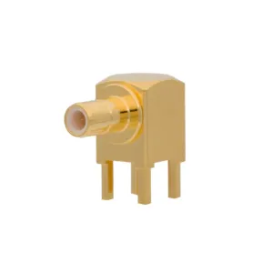SMC HEMBRA PCB, ACODADA, DORADA — imagen 1