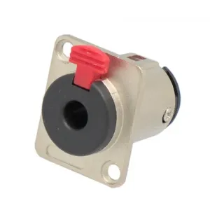 Hembra para panel/chasis 6,4mm Jack Stereo metal con bloqueo — imagen 1
