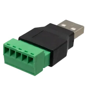 USB A macho con terminales — imagen 2