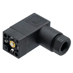 Kit conector de válvula solenoide DIN 43650 C, Macho y Hembra — imagen 1