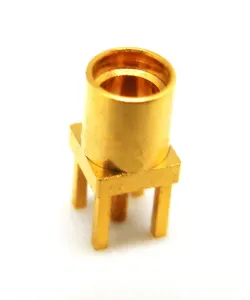 MMCX HEMBRA, DORADO, PER CIRCUIT IMPRES — imagen 1
