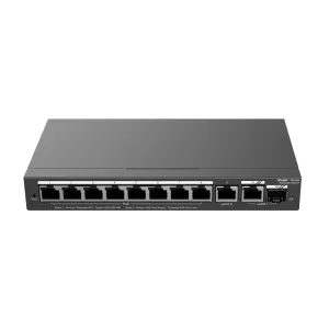 Reyee Switch PoE Cloud Gestionable - 8 puertos PoE+ + 2 Uplink RJ45 + 1 SFP Combo - Máximo 120W — imagen 1