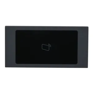 Estación Exterior Modular para Videoportero IP con Lector de tarjetas para Series VTO4202FB-X. Color Negro — imagen 1