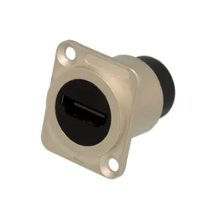 Adaptador HDMI hembra - hembra para panel/pared — imagen 1