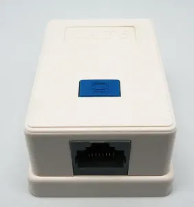 Cat.6 CAJA SUPERFICIE, 1-SALIDA, RJ45, 50U" — imagen 1
