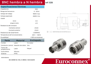 N HEMBRA - BNC HEMBRA — imagen 2