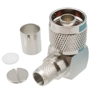 90º N MACHO CRIMPAR LMR400, PTFE — imagen 3