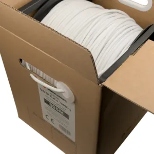 UTP Cat.6 CCA LSZH CPR-Dca 305m, blanco, rigido, Pull Box — imagen 3