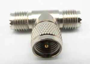 MINI UHF MACHO - 2 MINI UHF HEMBRAS — imagen 1