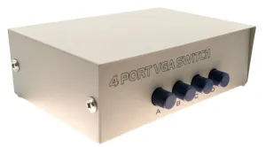 Conmutador VGA 4x1 - manual — imagen 1