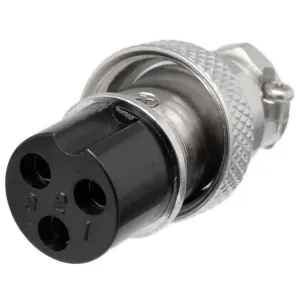 Conector aéreo GX16 hembra 3 pines — imagen 1