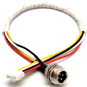 Cable Alimentacion Mic 12mm - connector 4 contactos — imagen 1