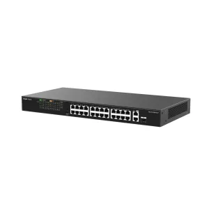 Reyee Switch PoE Sobremesa - 24 RJ45 PoE+ Puertos 10/100Mbps + combo 1RJ45 o 1 SFP Puertos 10/100/1000Mbp - Potencia total 370W — imagen 3
