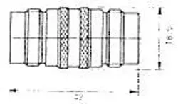 TWINAX DOBLE HEMBRA (IBM 82-5588) — imagen 2