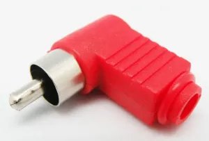 RCA MACHO ACODADO, ROJO — imagen 1