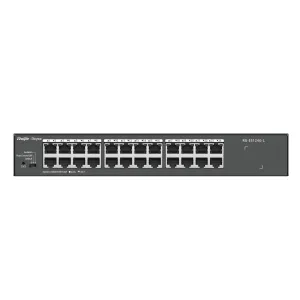Reyee Switch Sobremesa - Carcasa Metal - Enrackable - 24 puertos RJ45 - Velocidad 10/100/1000 Mbps - Plug and Play - Tecnología ahorro de energía — imagen 1