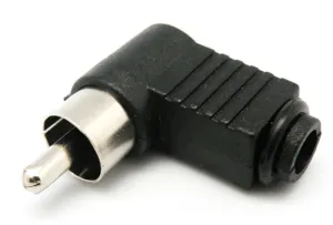 RCA MASCLE ACODADO, NEGRO — imagen 1