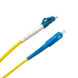 Cable de fibra óptica LC/UPC a SC/UPC Monomodo Simplex, 2m — imagen 1