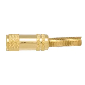 2.5mm HEMBRA AEREA ESTEREO, METAL DORADO — imagen 1