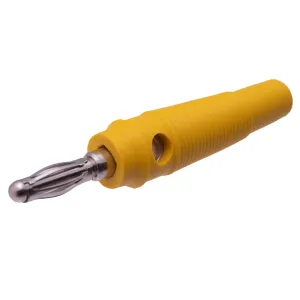 4mm. BANANA MACHO, NIQUEL, AMARILLO — imagen 1