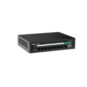 Reyee Switch PoE Sobremesa - 8 Puertos RJ45 + 1 Uplink RJ45 + 1 Uplink SFP - 8 Puertos Gigabit + 2 Puertos Gigabit - 8 Puertos PoE+ 802.3af/at | Potencia total 120W - Aislado de Puertos / Flow Control / PoE Watchdog - Plug and Play — imagen 3