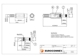 JACK ALIMENTACION 2.5x5.5 (L= 9mm) — imagen 2
