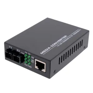 Convertidor Óptico a RJ45 para SC Duplex TX/RX 850nm [10Km] — imagen 2