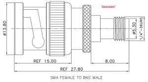 SMA HEMBRA (NORMAL) - BNC R/P MACHO — imagen 2