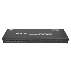 Matriz HDMI 8x8 4K@60Hz HDCP2.2 y control RS232 — imagen 3