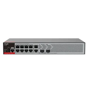 Ruijie Switch PoE Cloud Gestionable L2+ - 8 puertos RJ45 PoE+ 1G + 2 puertos SFP 1/2.5G / Hasta 125W potencia total — imagen 1