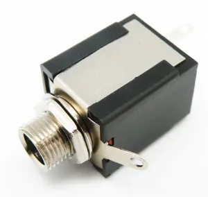 Base para Jack de audio 6.5mm para soldar, Estéreo — imagen 1