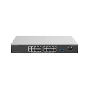 Reyee E-Lighten Switch PoE Cloud Capa 2 - 16 puertos RJ45 Gigabit PoE+ - 1 Puerto óptico SC 1G (PON) - Máximo 240W — imagen 1