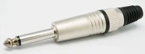 6.4mm Mono Macho Aereo, Linea Negra — imagen 1