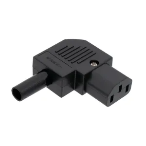 IEC C13 (Hembra) conector acodado — imagen 1